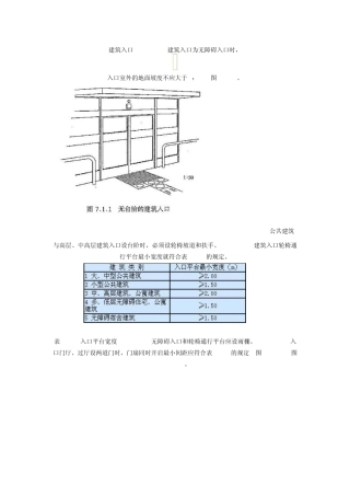 建筑入口(无障碍)