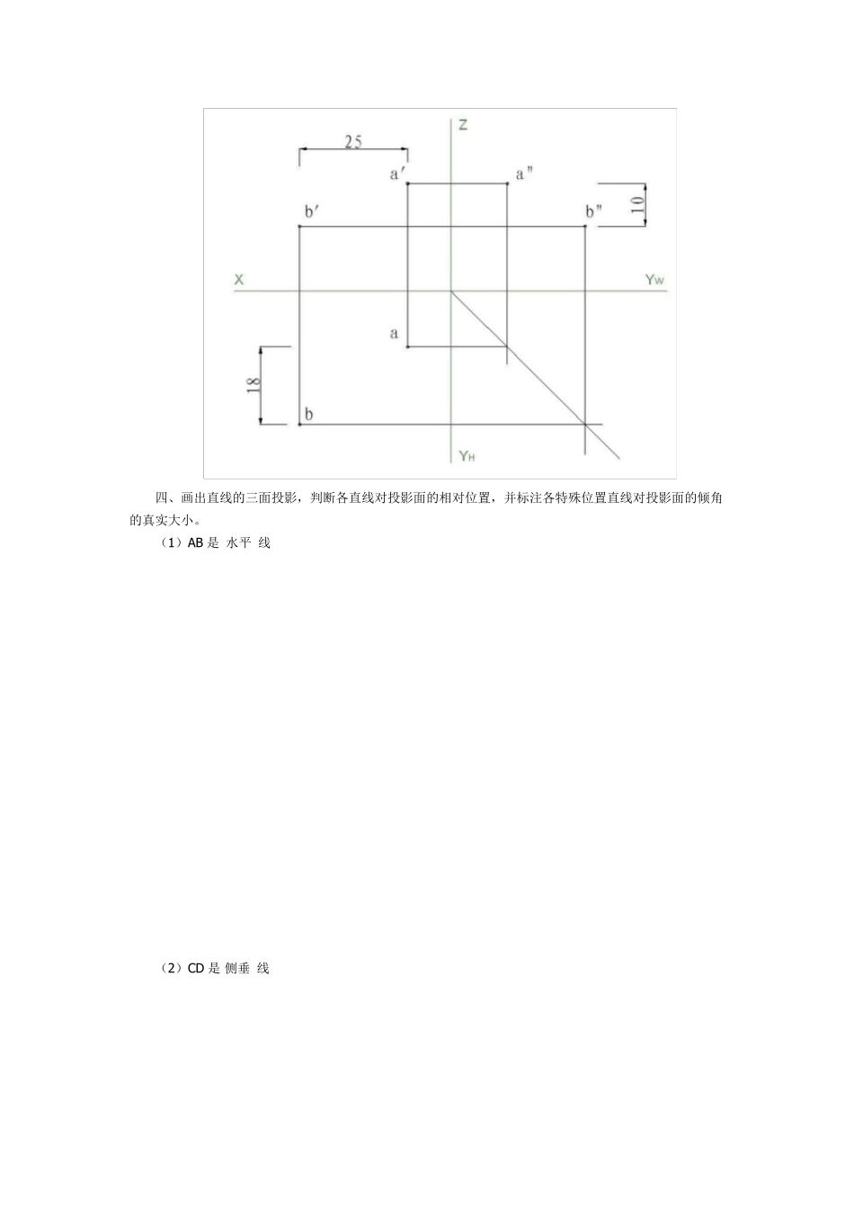 建筑制图基础形考作业一答案_第2页