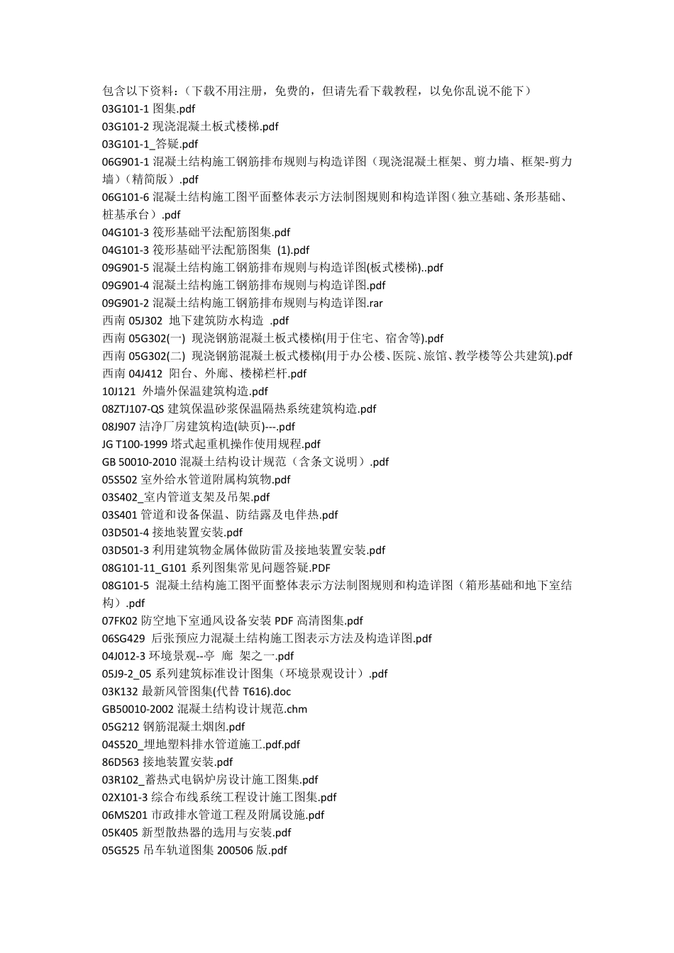 建筑图集编号_第1页
