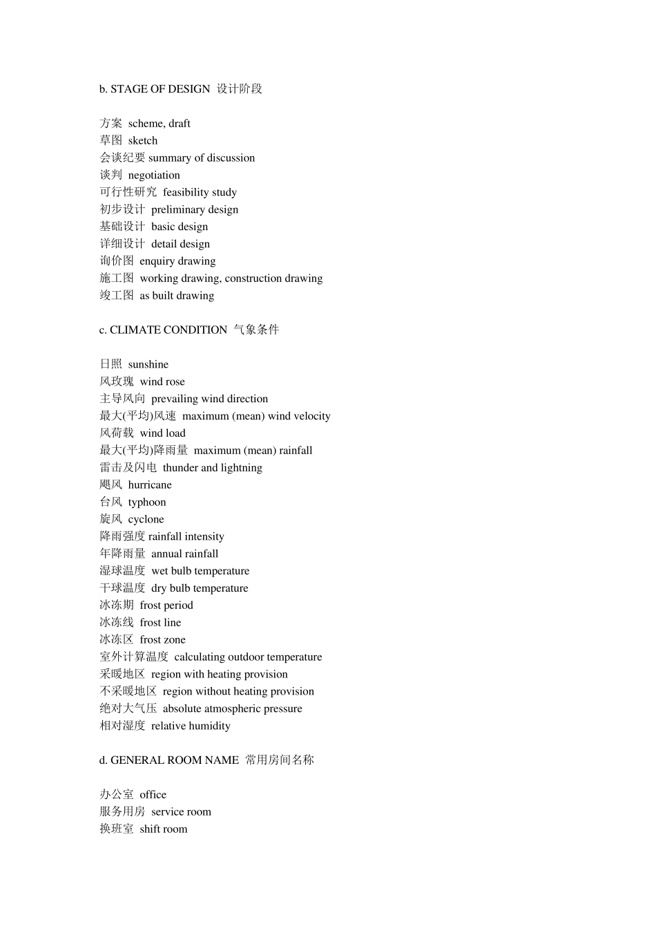 建筑学专业英语_第2页