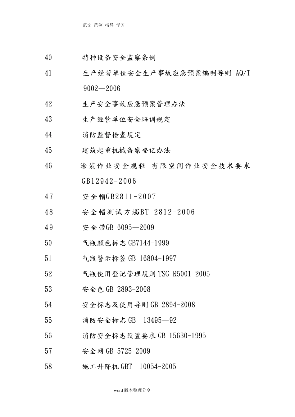 建筑安全生产管理法律、法规标准和操作规程完整_第3页