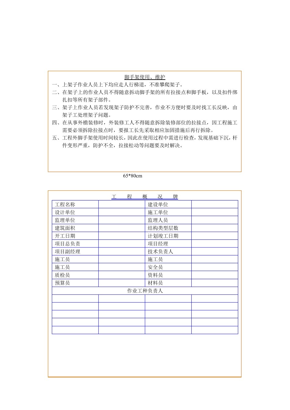 建筑工地安全文明施工标牌_第3页