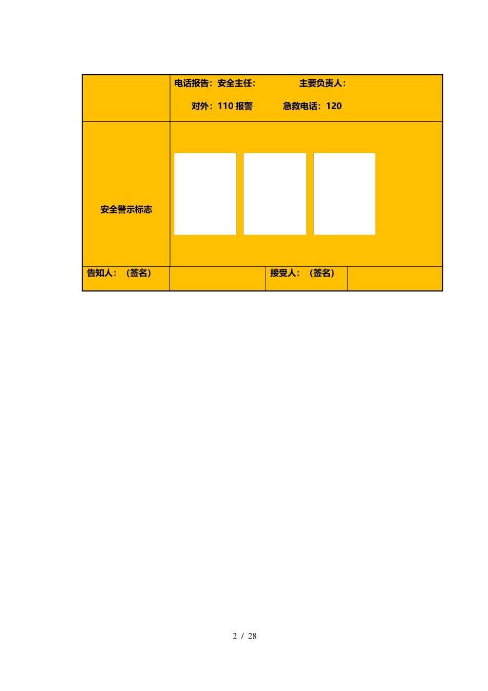 建筑工地岗位安全风险告知卡()_第2页