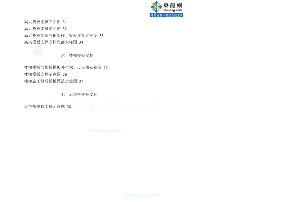 建筑工程常用模板及模板支撑体系安装做法图集_secret_第2页