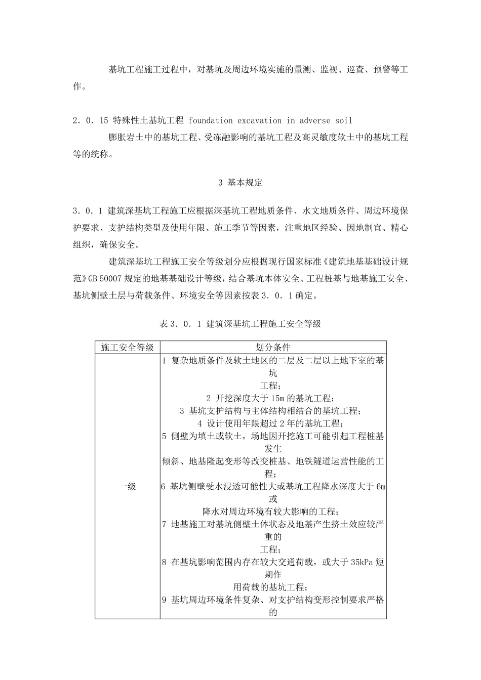 建筑工程施工技术规范(深基坑安全技术规范JGJ311)_第3页