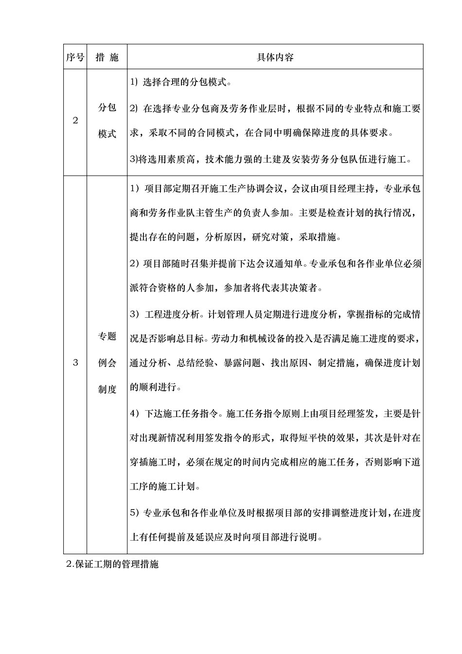 建筑工程施工进度保证措施方案_第3页