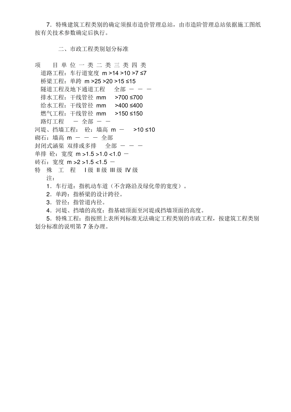 建筑工程类别划分及青海省取费标准_第2页