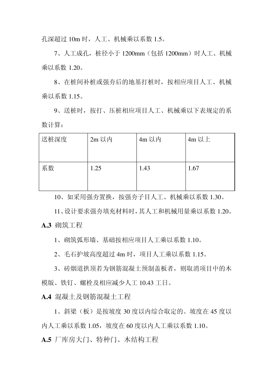 建筑工程计价中需乘系数项目_第3页