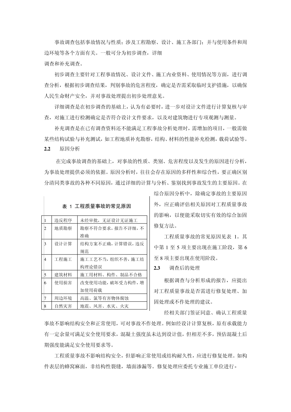 建筑工程质量事故处理程序及原则123_第2页