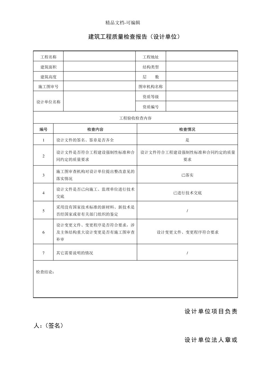 建筑工程质量检查报告范文_第2页