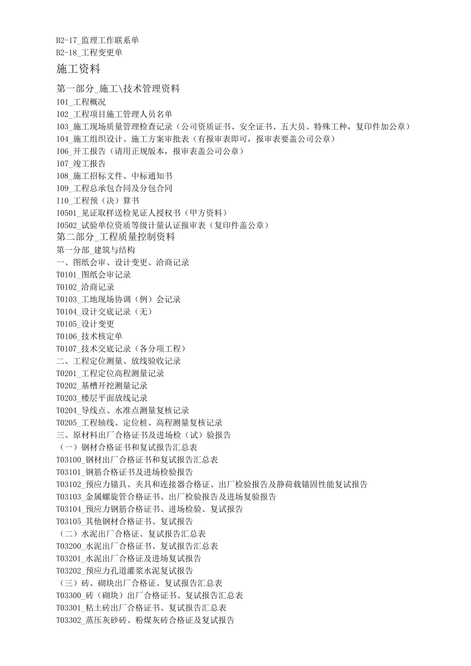 建筑工程资料目录_第3页