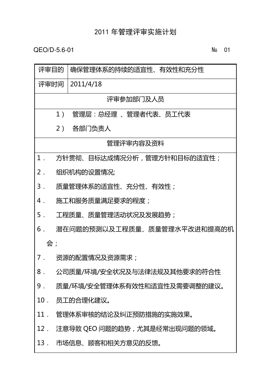 建筑施工企业50430管理评审资料_第2页
