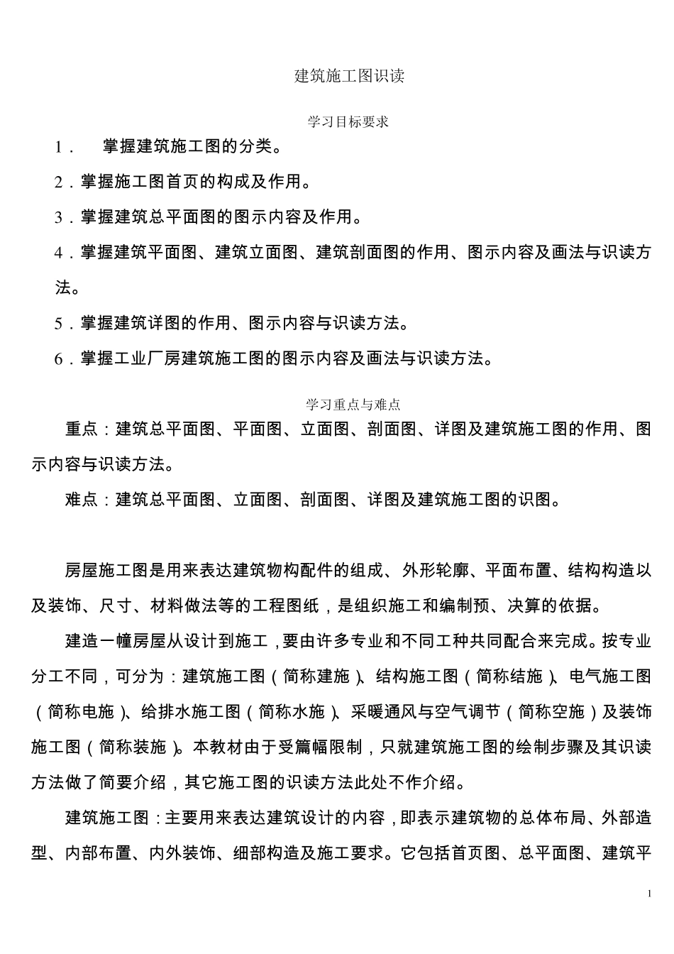 建筑施工图(简易懂)_第1页