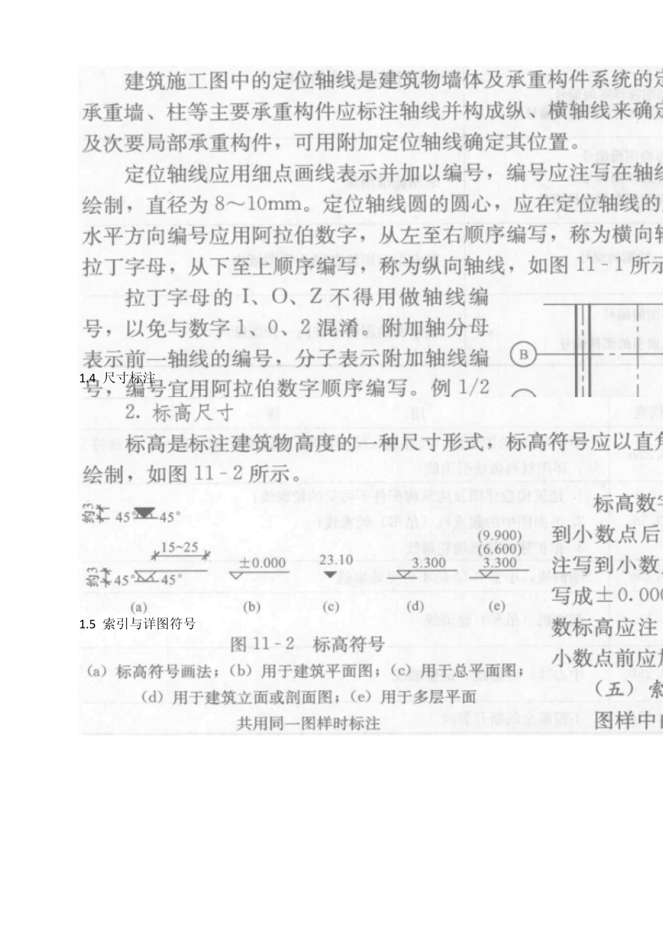 建筑施工图画图要求(标准)_第2页
