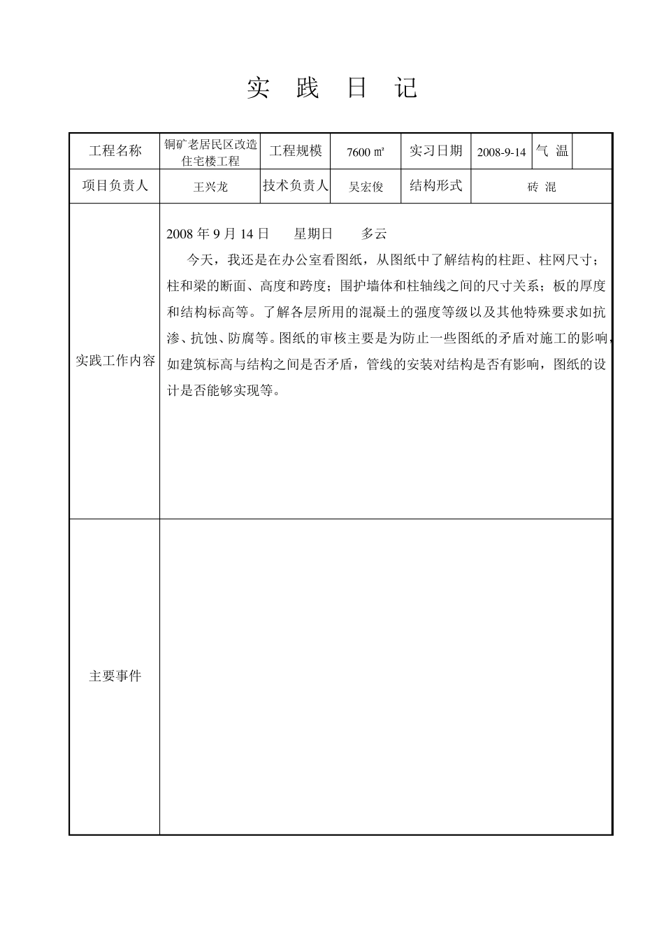 建筑施工实习日记_第3页