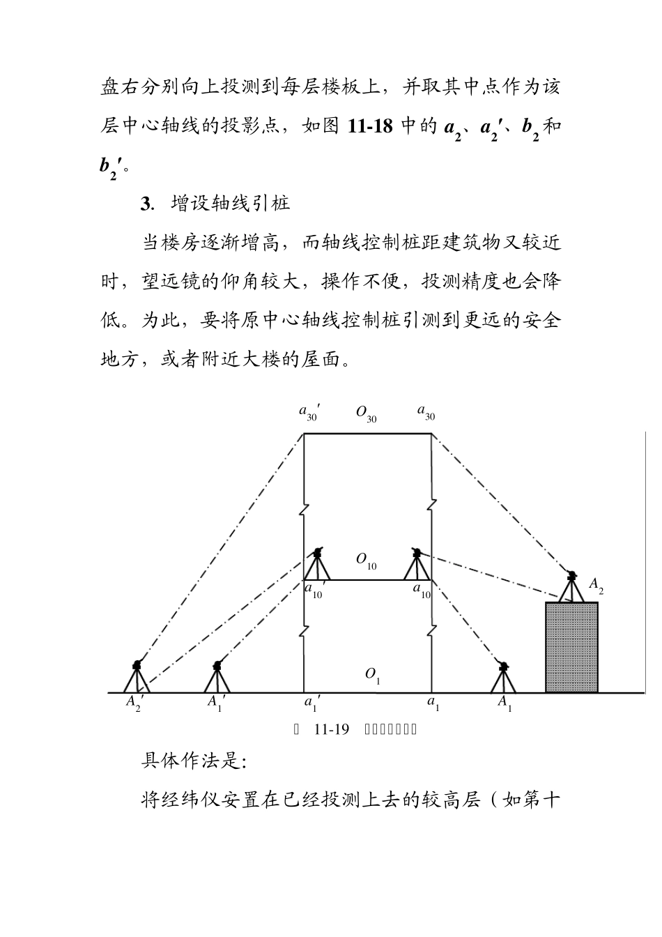 建筑施工测量介绍,(外控法、内控法)_第3页