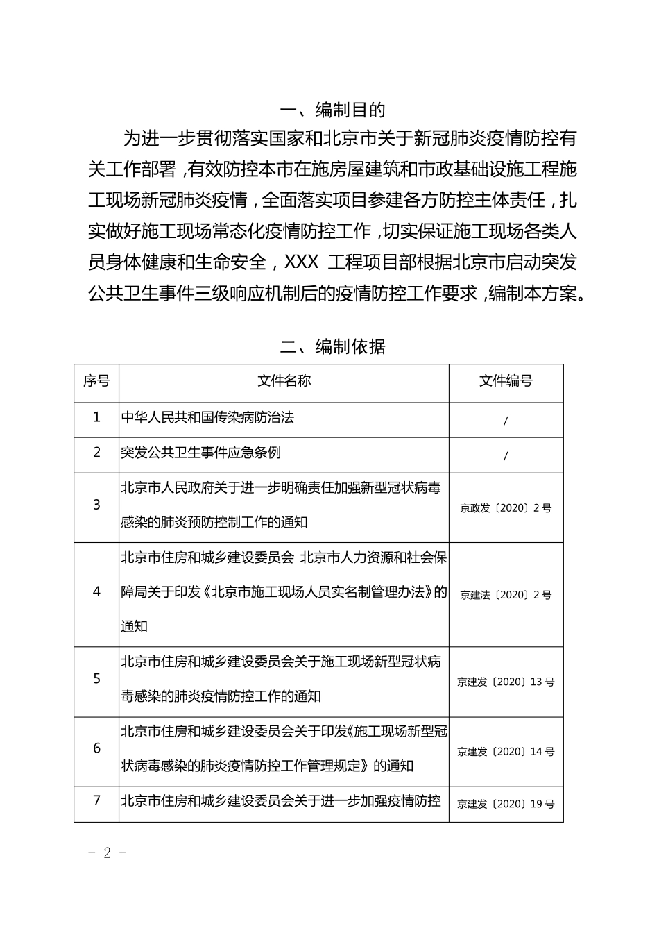 建筑施工现场疫情防控工作方案_第2页