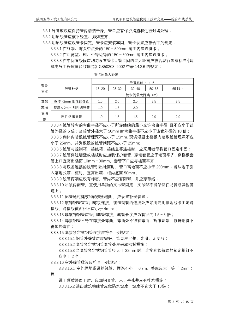 建筑智能化施工技术交底大全记录(综合布线系统)_第2页