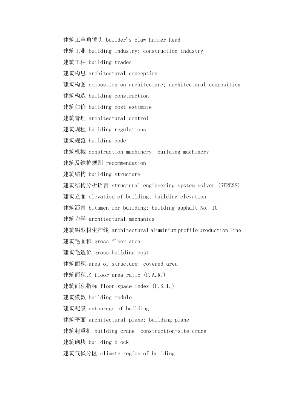 建筑术语中英文对照_第2页