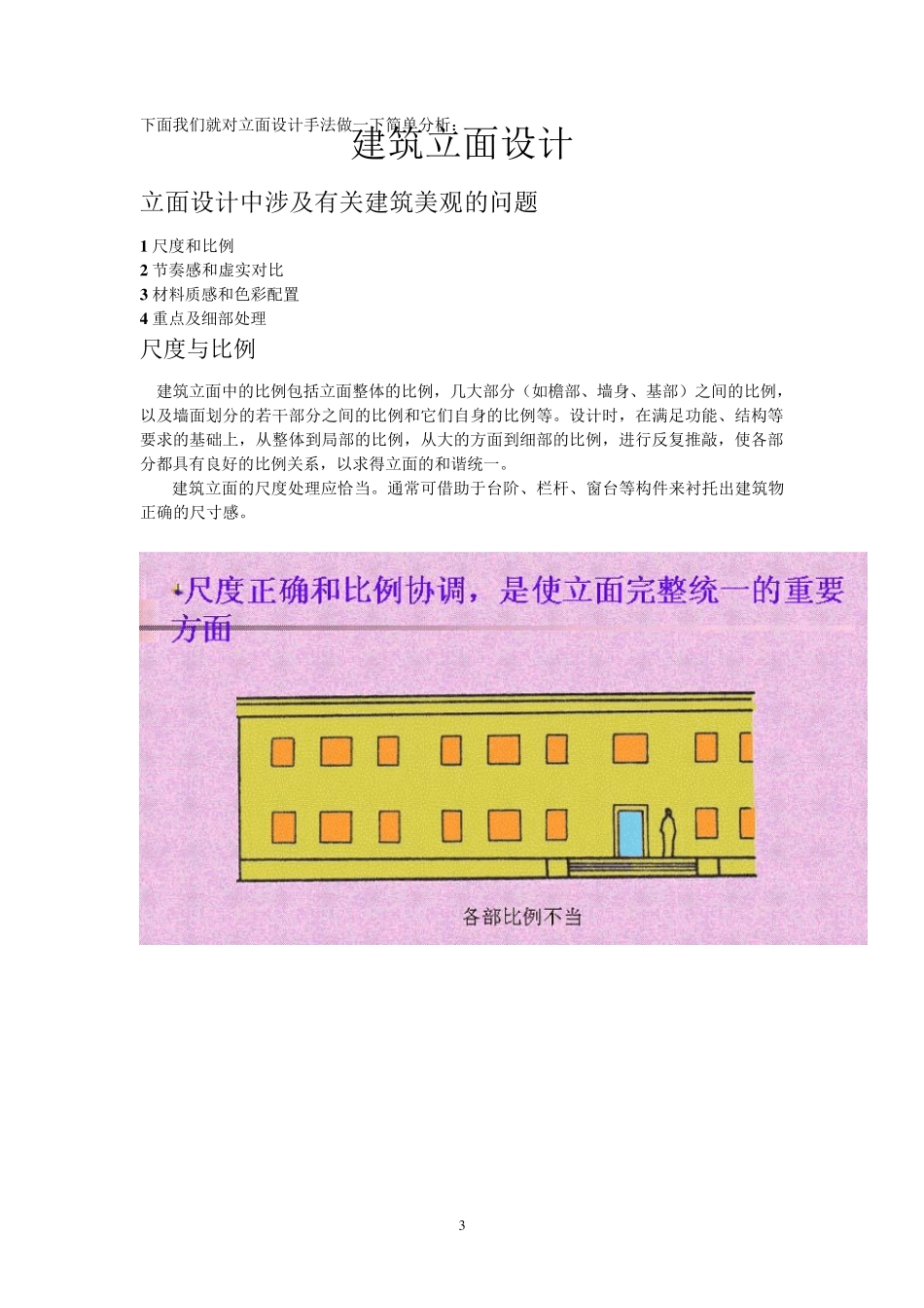 建筑立面设计分析_第3页