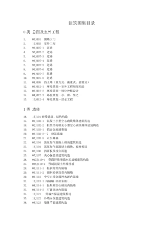 建筑结构专业图集
