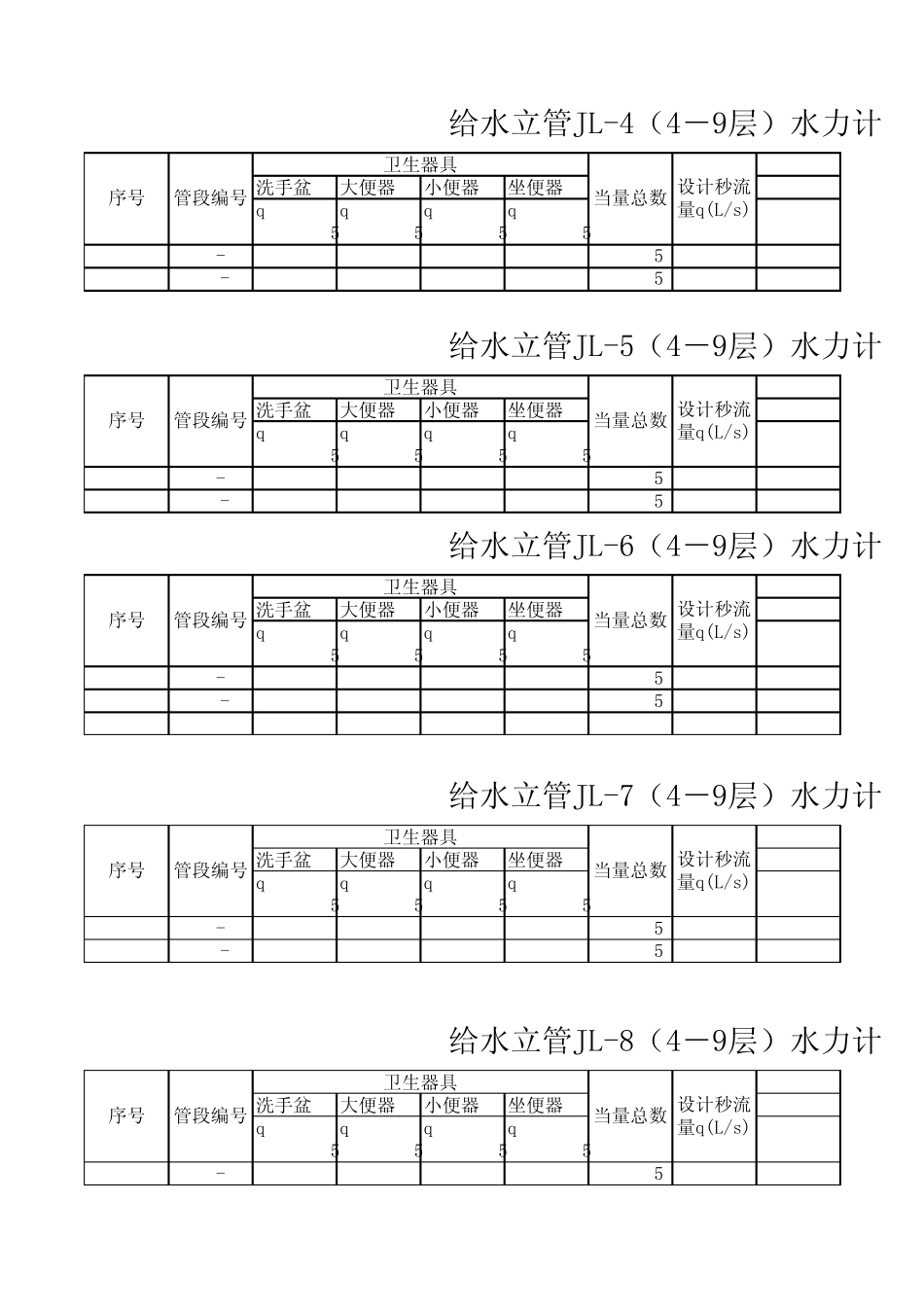 建筑给排水水利计算_第2页