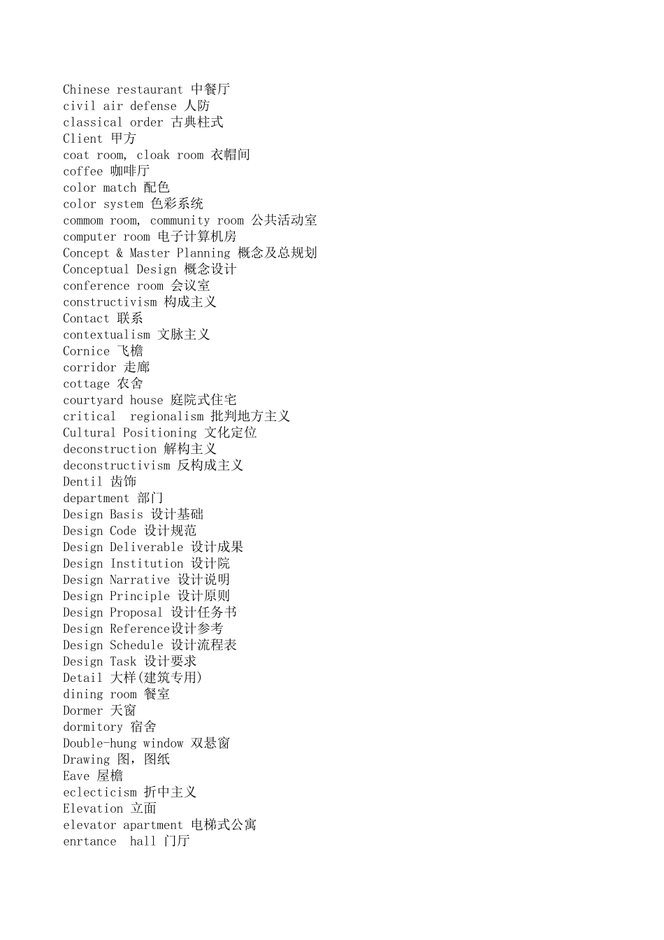 建筑英文词汇_第2页