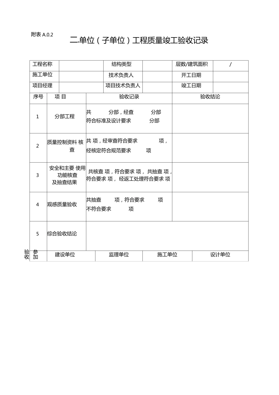 建筑装饰装修工程资料表格_第2页