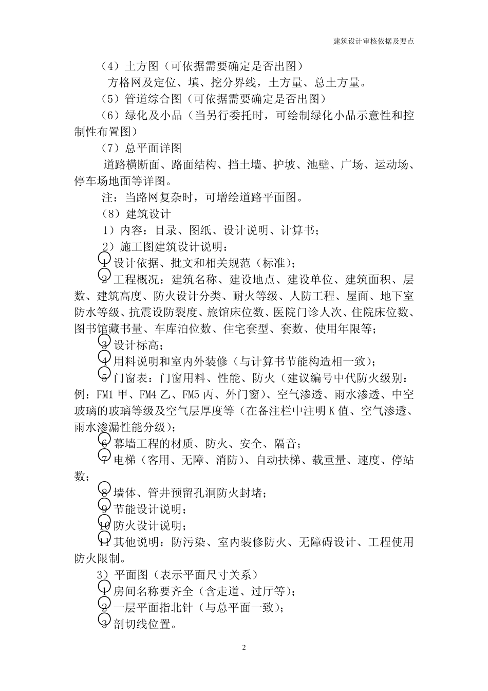 建筑设计审核依据及要点_第2页