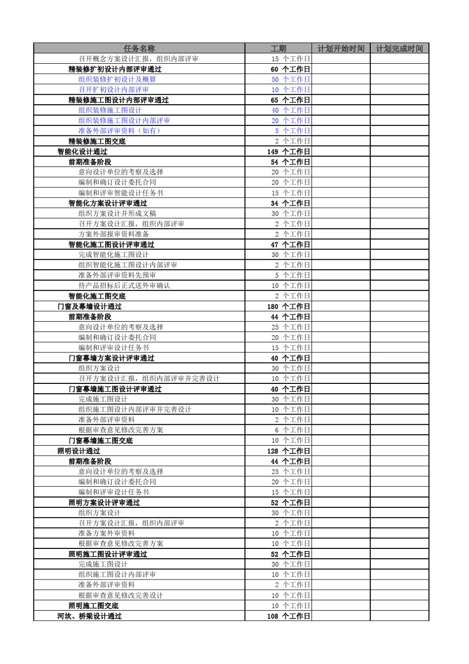 建筑设计时间节点计划_第3页