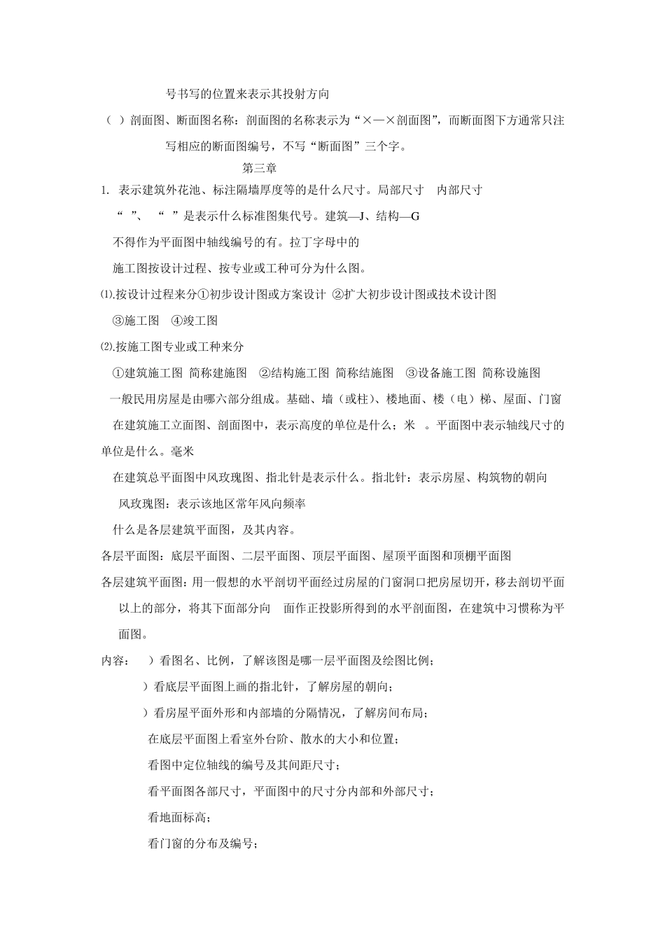 建筑识图总结_第2页