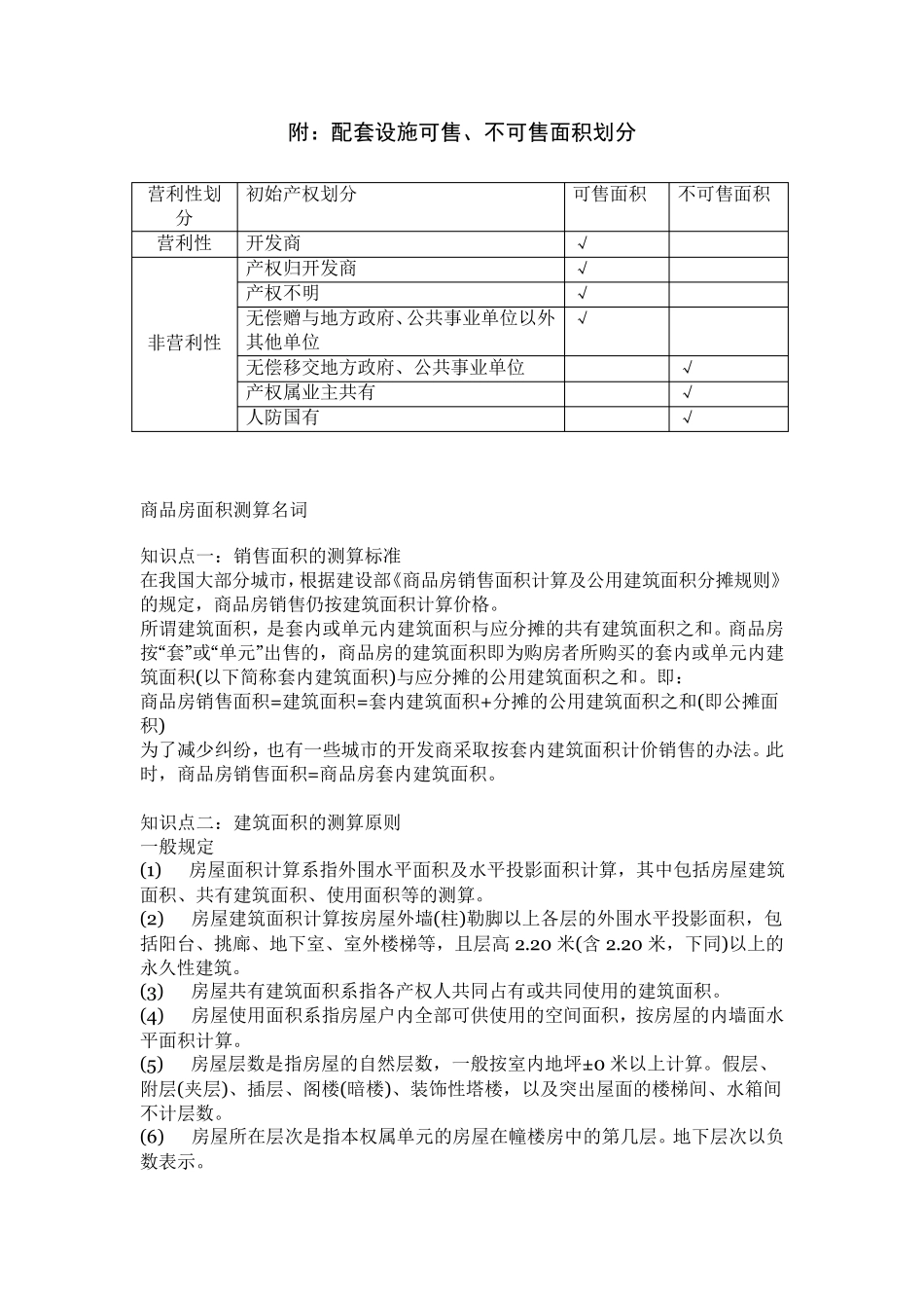 建筑面积、可销售面积区分_第2页