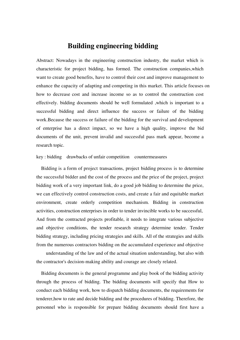 建筑项目招投标外文翻译外文文献英文文献_第1页