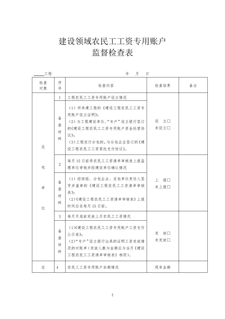 建设工程农民工工资清单审核表_第2页