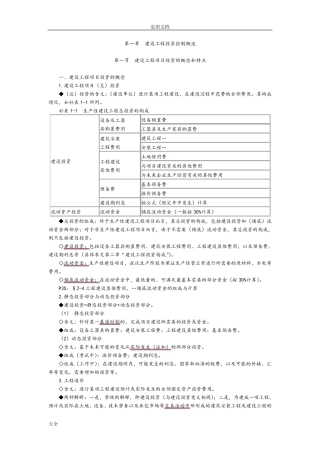 建设工程投资控制