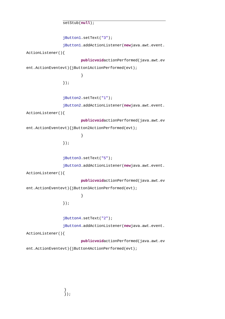 java实验报告实验六Java图形用户界面_第3页