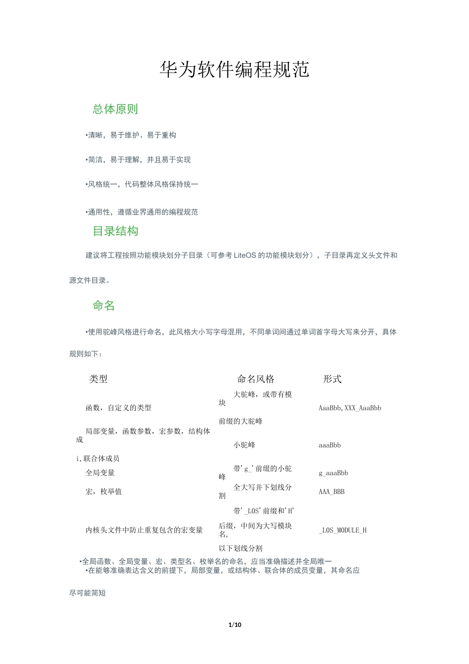 华为软件编程规范_第1页