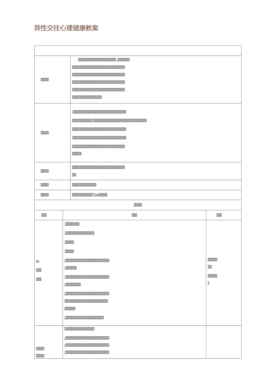 异性交往心理健康教案_第1页
