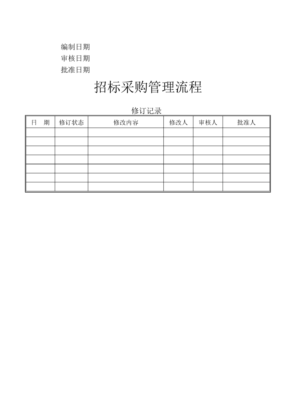 招标采购管理流程_第1页