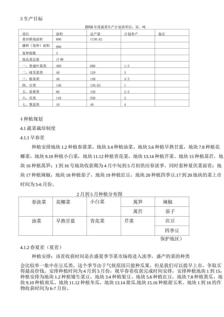 蔬菜种植计划概览_第3页