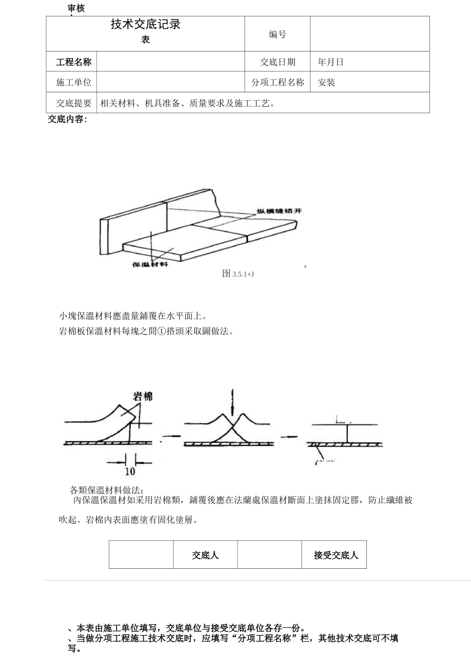 风管玻璃棉保温技术交底_第3页