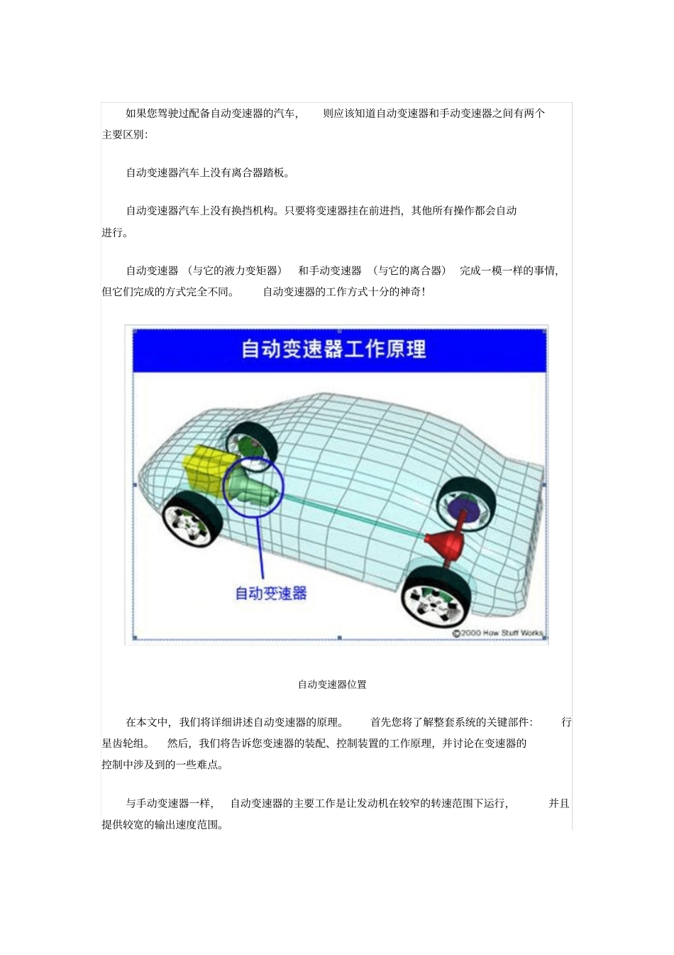 自动变速器工作原理分析_第1页