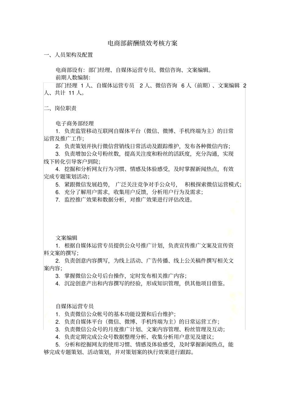 自媒体绩效KPI方案_第2页