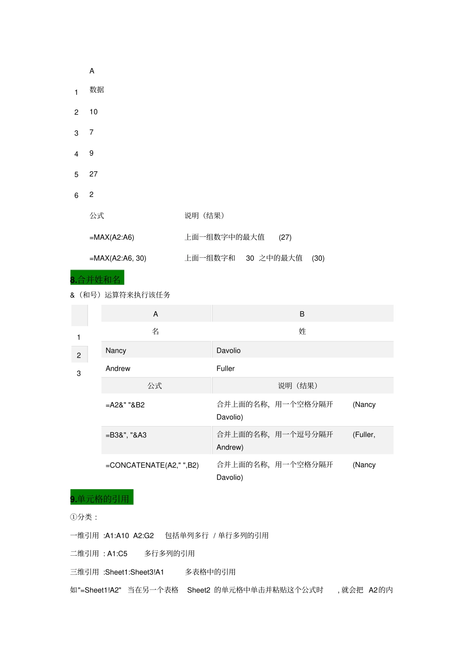 自己总结EXCEL技巧_第2页