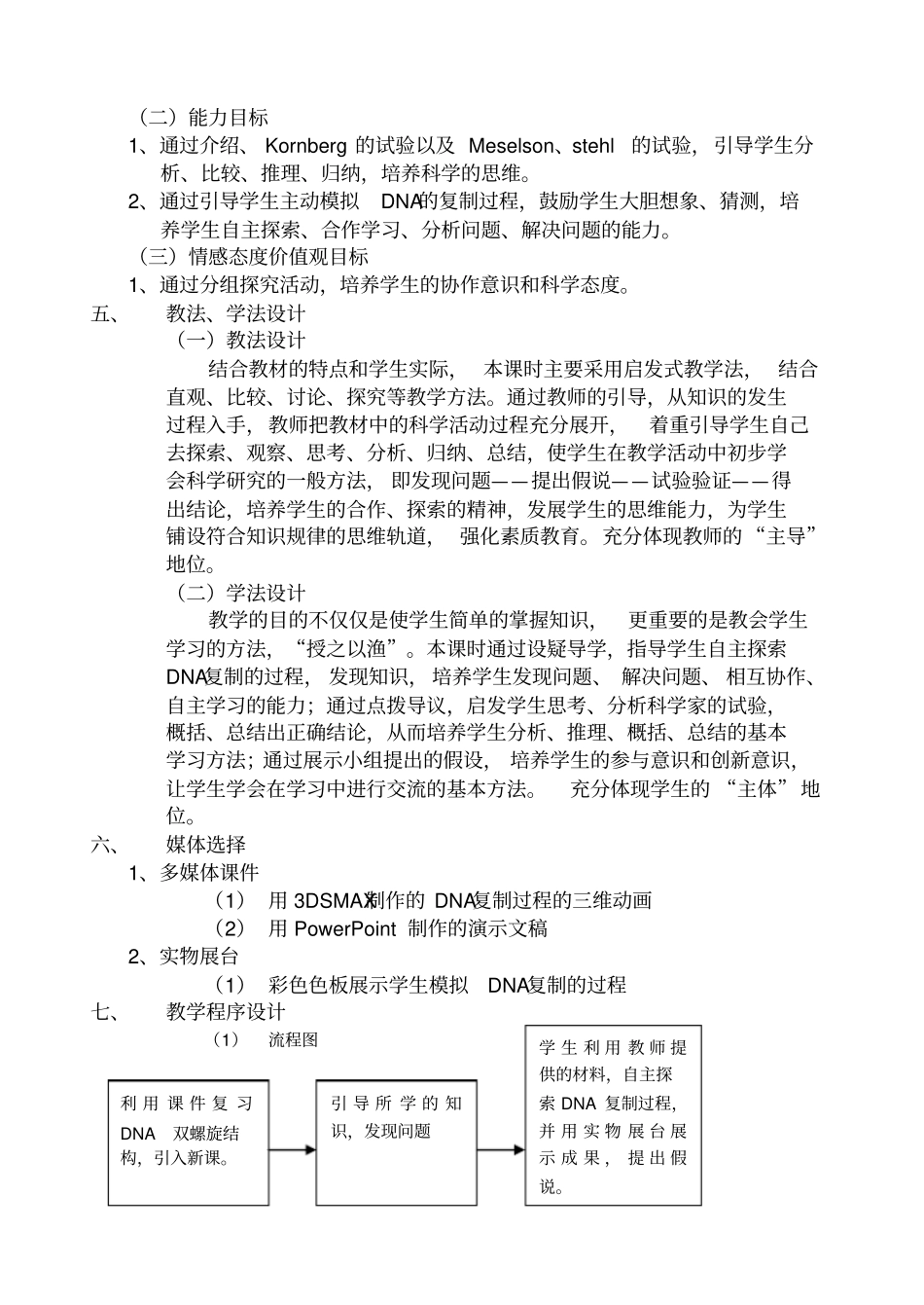 自己的公开课DNA复制的教学反思_第2页