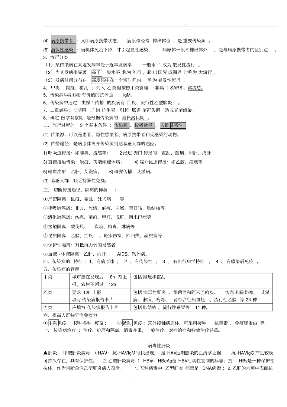 自整理_已考过内科主治医师考试_传染病与结核病_第2页