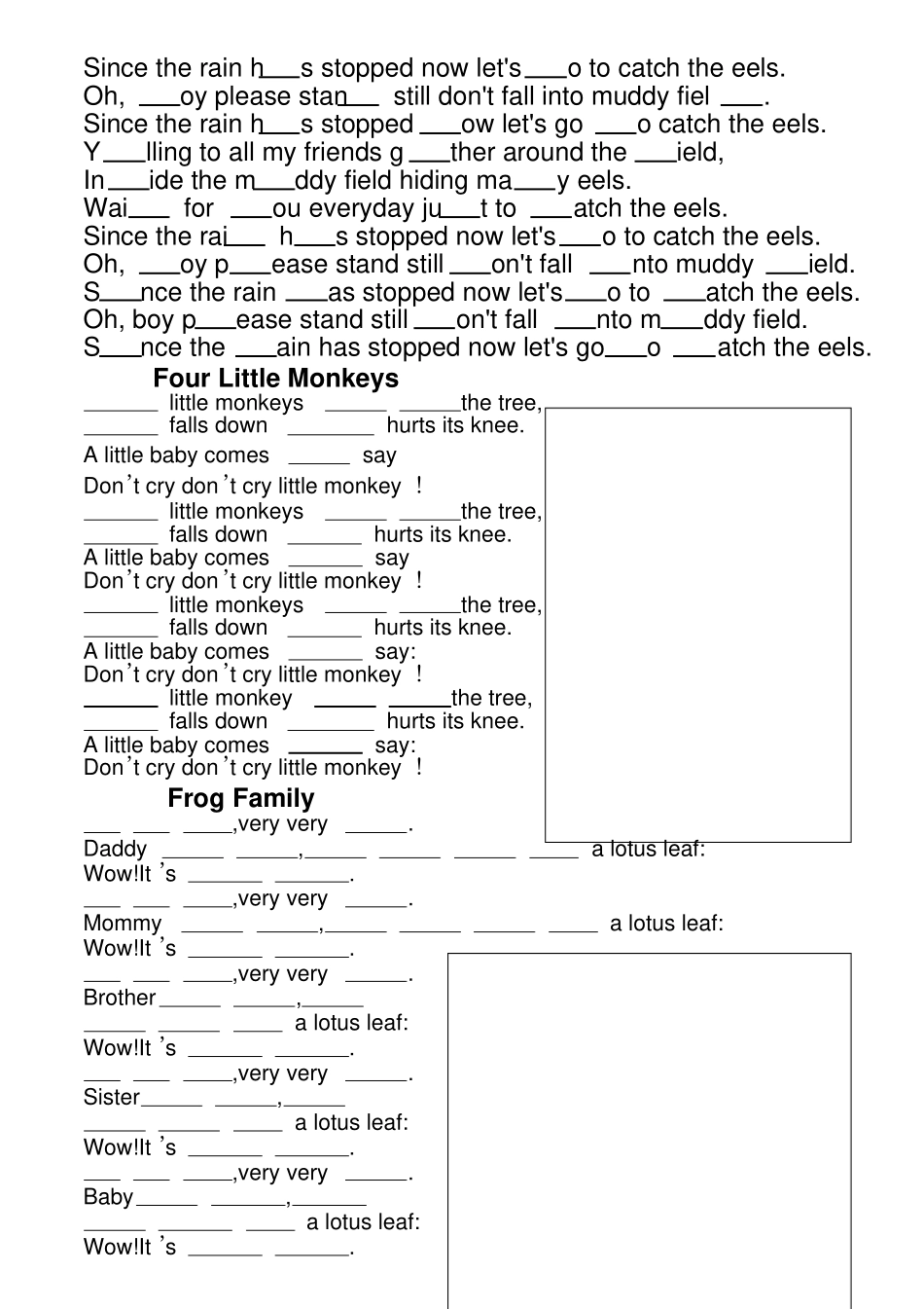 自然拼读练习题1_第2页