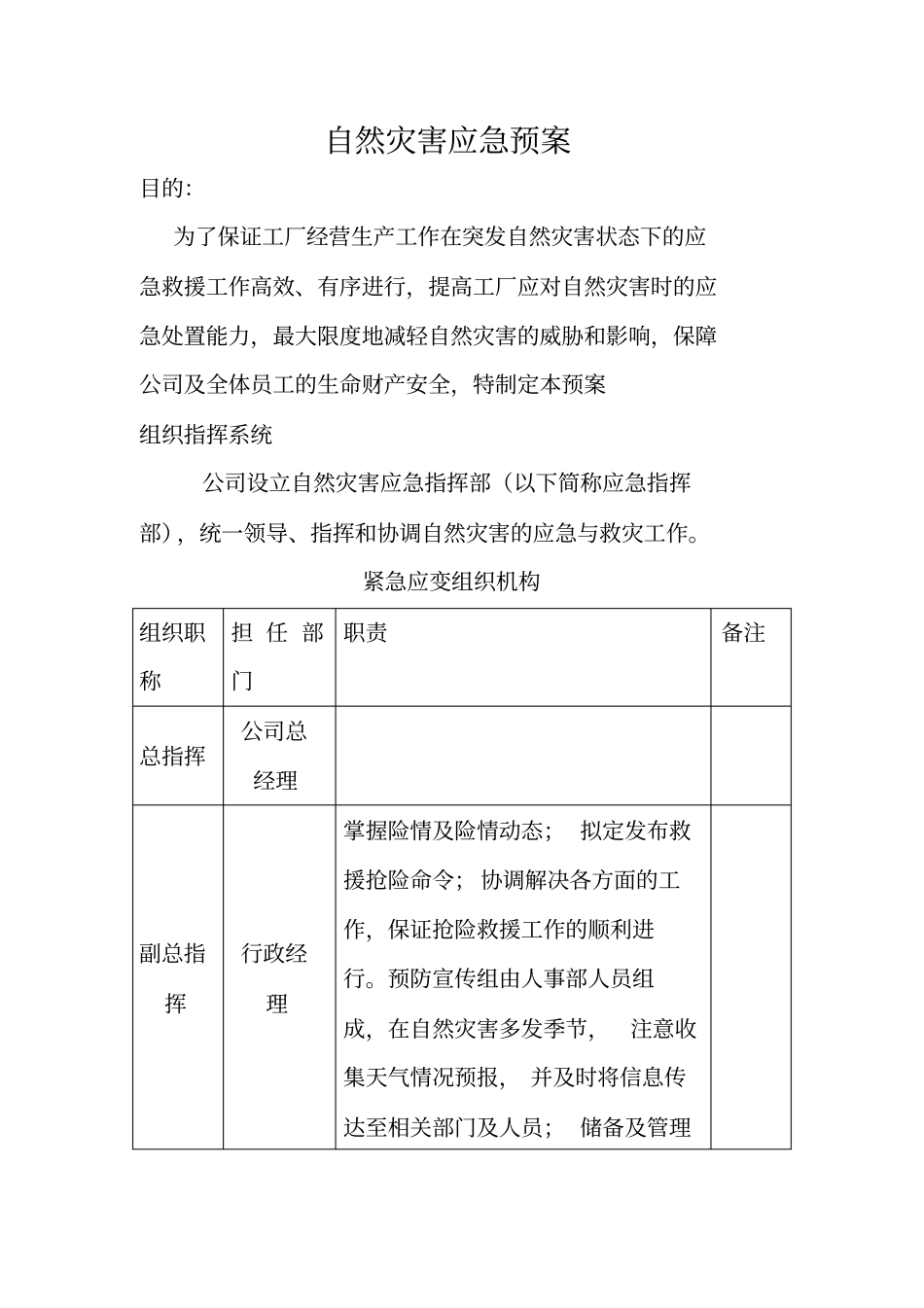 自然灾害紧急应变措施_第1页