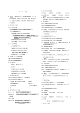 自考企业会计学