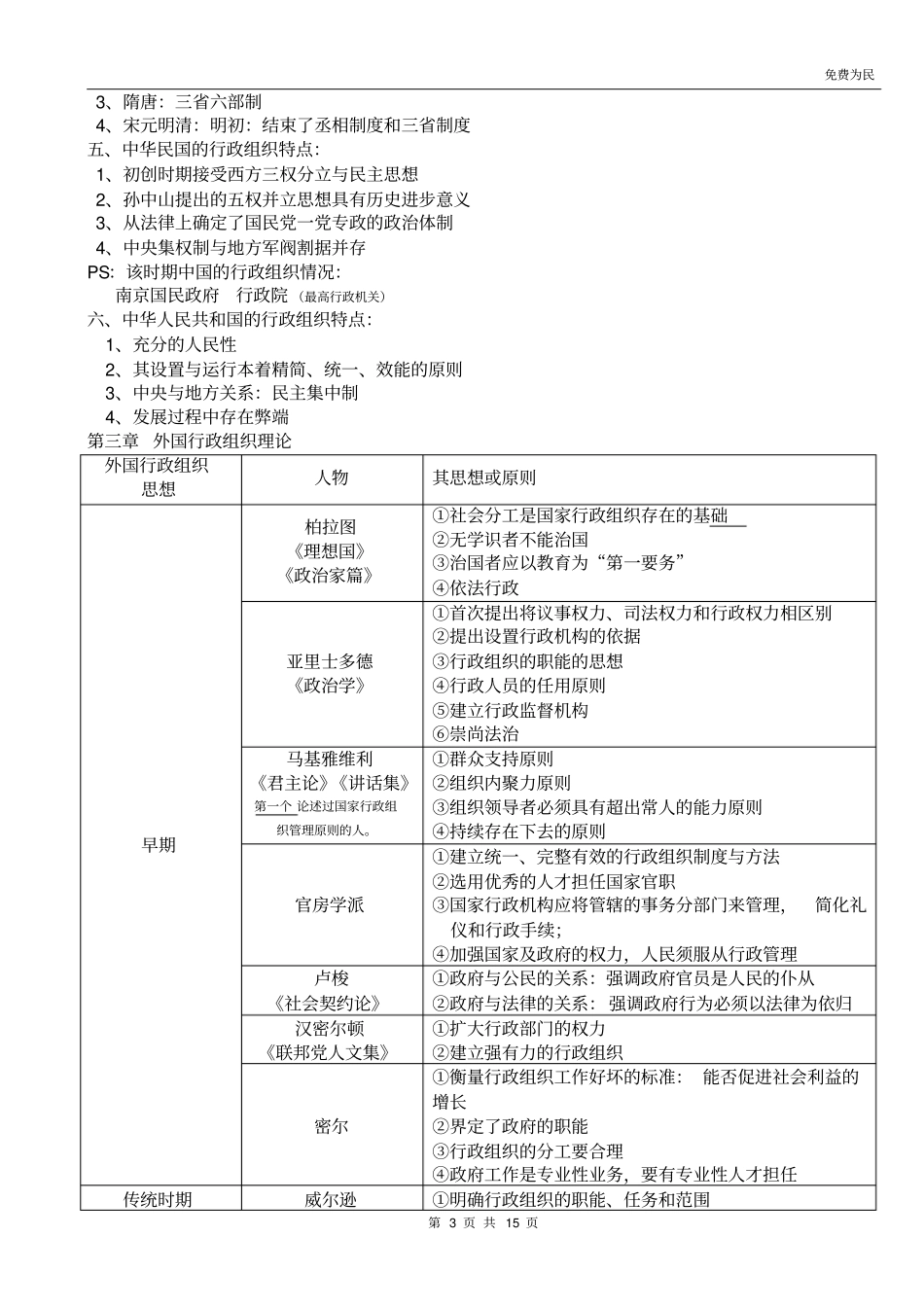 自考行政组织理论重点_第3页